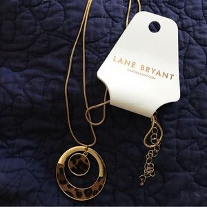 Animal Print Pendant Necklace - Lane Bryant, Brand New